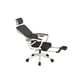 thumbnail image 1 of Silla de Oficina Premium Ergonómica con Reposacabezas Apoyabrazos Ajustables y Reposapiés Blanca, 1 of 7