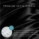 thumbnail image 5 of Sábanas de Satén MR&HM Twin Negro con Esquinas Elásticas, 5 of 8