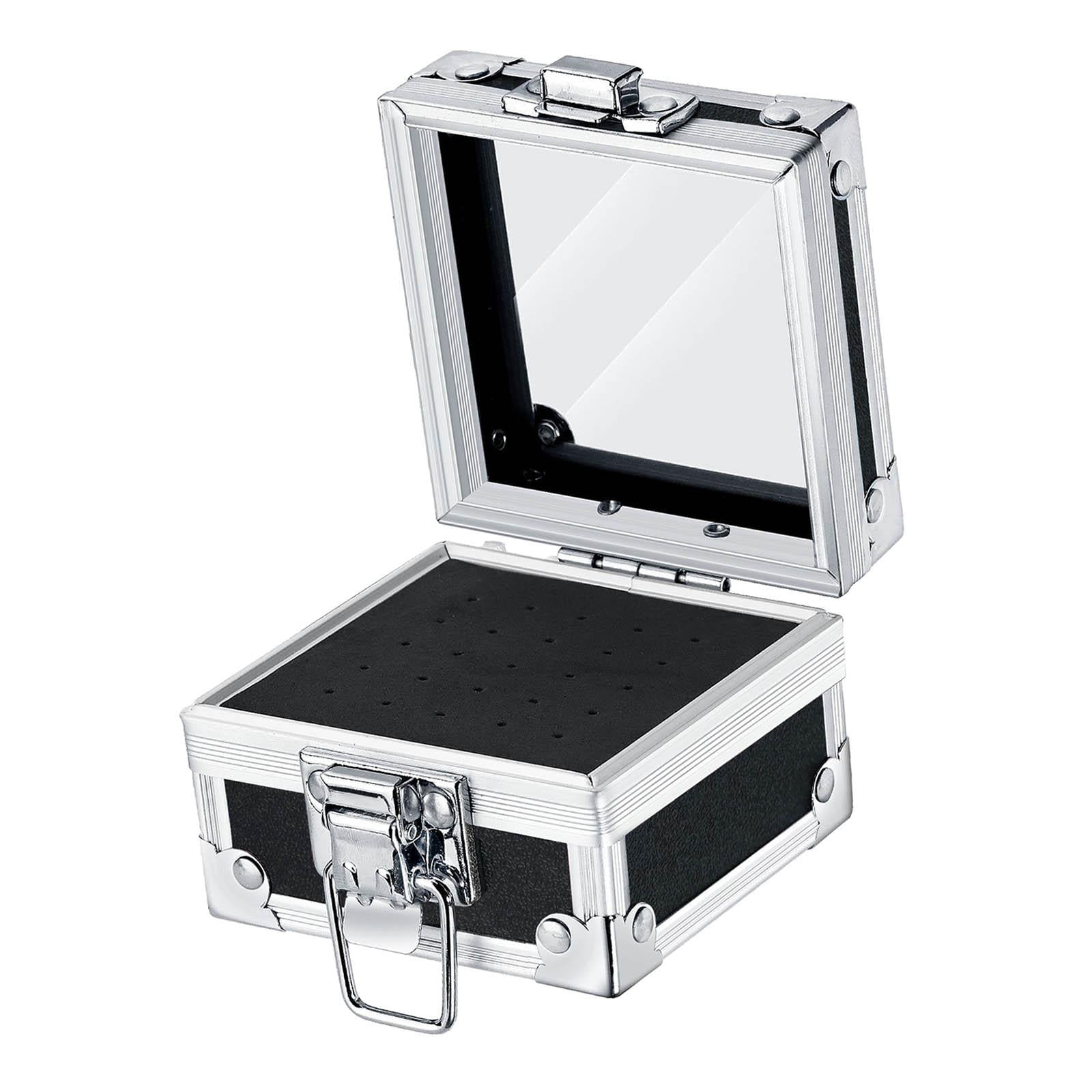 Magideal - Portabrocas Para Decoración De Uñas, Organizador De Cabezales De Esmalte De Uñas, Estuche De Herramientas De Manicura, Broca De Cabezal De Molienda De Negro