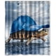 thumbnail image 1 of Cortina de ducha de tortuga marina, juego de cortina de baño con ganchos, tamaño 60 x 72 pulgadas, 1 of 3