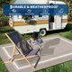 thumbnail image 4 of Alfombra exterior GAOMON 244 × 152 cm impermeable reversible color topo polvoriento, 4 of 9