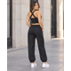 thumbnail image 3 of Conjunto Mujer Top Ajustado Espalda Cruzada y Pantalón, 3 of 5