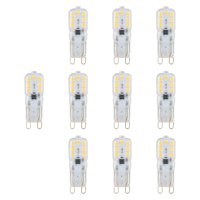 Ioensy - 10 Bombillas Led G9 Para Iluminación De Araña, Para Paisaje, Sala De Estar, Luz Cálida, 3000 K