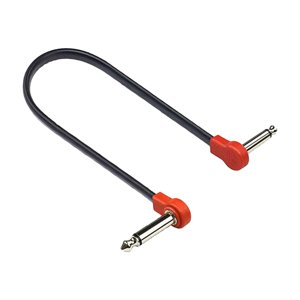 Bothyi - Cable De Conexión Para Guitarra, Pedal De Efectos De Bajo, Cable De Conexión Ts, Cable De Pedal De Efecto, 50 Cm, Rojo