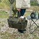 thumbnail image 3 of Bolsa portátil de almacenamiento de herramientas de camping de jardín, bolsa de portador de leña de lienzo encerado, cesta de jardín resistente plegable Gran para mujeres, jardinero, electri, 3 of 3