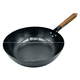 thumbnail image 5 of Wok De Cocina Tradicional Acero Martillado Mango De Madera, 5 of 7