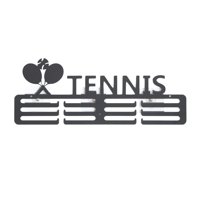 Magideal - Colgador De Exhibición Para Medallas, Estante De Almacenamiento, Organizador De Metal, Soporte Para Medallas Fácil De Instalar Para Colgar En La Pared Tenis