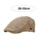 thumbnail image 2 of Sombreros para hombre, gorra plana de cuero color hiedra, sombrero de taxista para conducir, 2 of 5