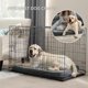 thumbnail image 4 of Cama ortopédica de espuma viscoelástica para perros, impermeable, XL, gris, 4 of 8