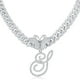 thumbnail image 1 of Stylish Hip Hop Cuban Butterfly Necklace with White Letter Initials, 1 of 5