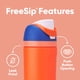 thumbnail image 3 of Water Bottle Owala Kids FreeSip Insulated 470mL Blue Citrus, 3 of 3