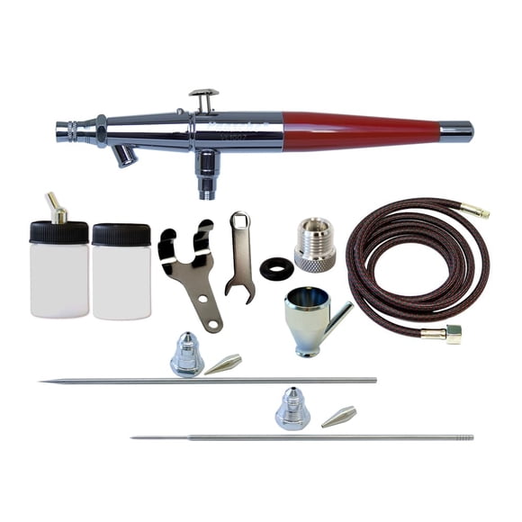 Set De Aerógrafo Vl 3as Con Cabezales Rociadores De 5 5 75 Y 1 05 Mm