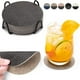 thumbnail image 1 of Set 4 Posavasos Ecocuero Antimanchas Impermeables 2 En 1, 1 of 9