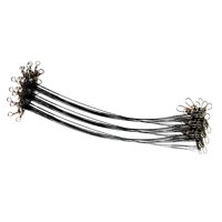 Ioensy - 100 Piezas Líder De Pesca Aparejos De Pesca Resistentes Para Agua Salada Agua De Mar Al Aire Libre 20 Cm Negro