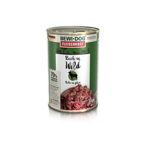 Lata Bewi Dog Perros Adultos Venado 400 Grs. X 6 Un.