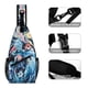 thumbnail image 3 of Greninja Riñonera Bandolera con Estampado Integral para Hombres y Mujeres, Bolso Cruzado Gráfico de Tendencia, Mochila de Hombro Streetwear para Ciclismo y Deportes, Riñonera Versátil Casual, 3 of 6