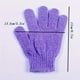 thumbnail image 3 of 1 Pair, Exfoliating Gloves, Double Sided Exfoliating Gloves For Beauty Spa Massage Skin Shower Body Scrubber, Bathing Accessories, 3 of 4
