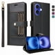 thumbnail image 2 of FOXDOCK Funda tipo Cartera para iPhone 16 Plus – Cubierta de Cuero PU con Múltiples Ranuras, Bolsillo para Efectivo y Correa de Muñeca, 2 of 6