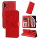 thumbnail image 2 of Funda tipo cartera FOXDOCK para iPhone X/Xs , diseño girasol en relieve, cuero PU, cierre magnético, soporte y tarjetero, 2 of 5