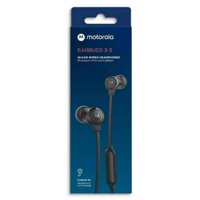 Motorola - Audifonos Alambricos Manos Libres Jack 3.5Mm Negro Earbuds3S