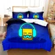 thumbnail image 1 of Cartoon Game Geometry Dash Bedding Set Duvet Cover Bed Set Quilt Cover Pillowcase Comforter Boys Adult Bed Sheets, 1 of 5