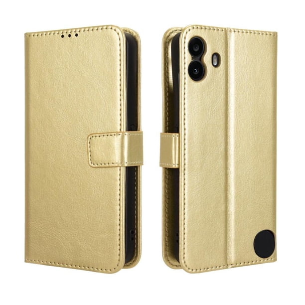 Funda tipo libro para Nothing CMF Phone 1, cartera todo‑en‑uno, funda multifuncional con tarjetero y correa de muñeca desmontable