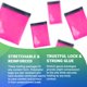 thumbnail image 3 of Sobres de Polietileno Amiff 36 x 43 cm Rosa Fucsia 500 unidades, 3 of 7