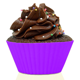 thumbnail image 5 of Moldes de silicona para cupcakes, 24 moldes reutilizables de silicona para hornear, antiadherentes, para bolitas de pastel, magdalenas, cupcakes y dulces., 5 of 8