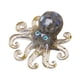 thumbnail image 2 of Figura De Pulpo De Grava De Cristal, Animal Marino Coleccionable Para El Hogar, Sala De Estar, Labradorita, 2 of 5