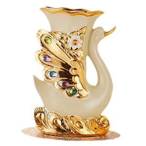 Magideal - Jarrón De Cisne Jarrón De De Estilo Europeo Jarrón De Mesa De Estilo Nórdico Jarrón De Flores Jarrón De Para Sala De Estar Dormito Buscar