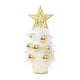 thumbnail image 5 of Árbol De Navidad De Mesa, Adorno Navideño, Manualidades Para Bares, Oficina, Decoración Del Hogar, Dorado, 5 of 5