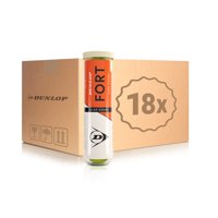 Caja De Pelotas De Tenis Dunlop Fort Clay X4 - 18 Tarros