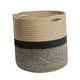 thumbnail image 3 of Cesto Perchas Cuerda Tejida Decorativa Cesto De Ropa Sucia Cesto De Lavandería Negro30cm, 3 of 5