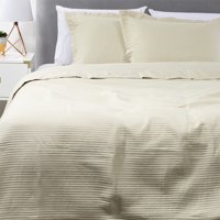 Zahr - Cubrecama Bordado Prewash 2 Plazas Crema