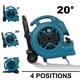 thumbnail image 5 of Soplador de aire XPOWER P-630HC 1/2 HP 2800 CFM para secado de alfombras, 5 of 6