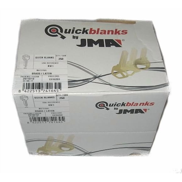 Key Blanks Kw1 Kwikset Paquete De 250 Unidades
