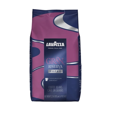 Granos De Café Lavazza Gran Riserva Filtro Dark Roast, 1 Kg