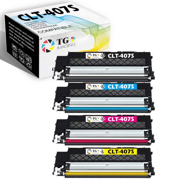 Cartucho de tóner TG Imaging CLT-407S - Pack de 4 colores