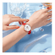 thumbnail image 4 of Reloj Belug De Pulsera Mujer Elegante Con Fase Lunar Y Correa Cuer Rojo Rojo Blanco, 4 of 5