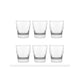 thumbnail image 1 of Set 6 Vasos Vidrio Base Cuadrada 285ml Moderno, 1 of 3