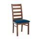 thumbnail image 2 of Silla Burgos Tela Velvet Azul Petroleo, 2 of 2