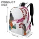 thumbnail image 3 of McCabe y la Señora Miller-theme Backpack, Campus style schoolbag Bookbag with Adjustable Shoulder Straps And Large Zip Compartment, Unisex Travel Bags.42x30x15cm, 3 of 6