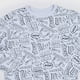 thumbnail image 3 of Polera Niño Kids M/L Full Print Gris Corona, 3 of 5