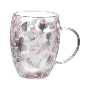 Bothyi - Tazas De Café De Doble Pared Con Asa, Tazas De Capuchino Para Bebidas Con Leche, Café, Estilo B