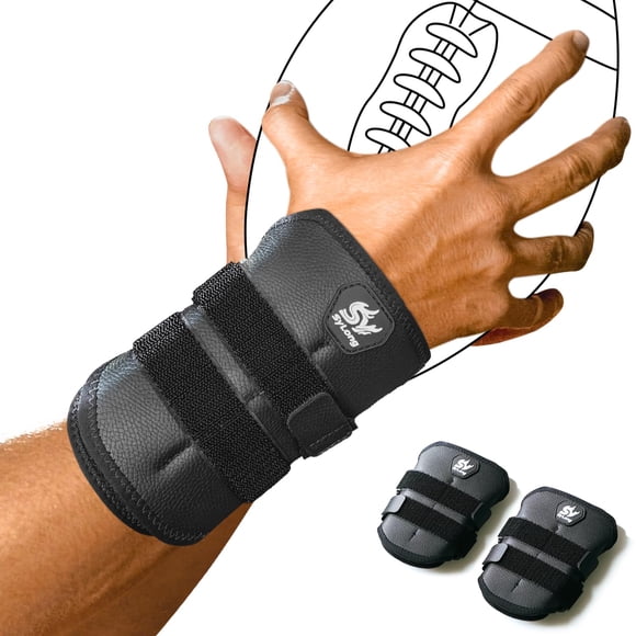 Soporte para Muñeca Sylong para Fútbol y Ciclismo 2 Unidades Talla M