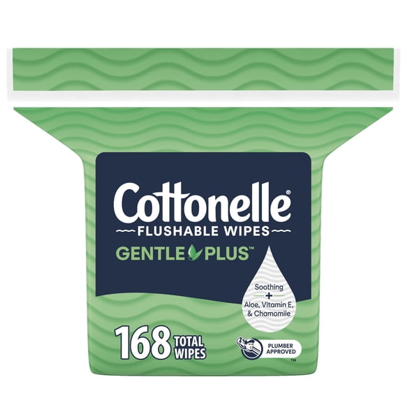Toallitas húmedas desechables Cottonelle GentlePlus 168 toallitas de recambio