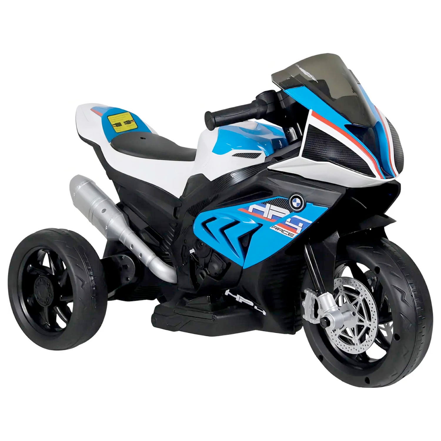 Mundo Online - Moto Niños Electrica 3 Ruedas Hp4 Luces Y Sonido Azul