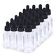 thumbnail image 1 of Botella cuentagotas YONKAN Boston de vidrio transparente de 60 ml, paquete de 24, 1 of 8