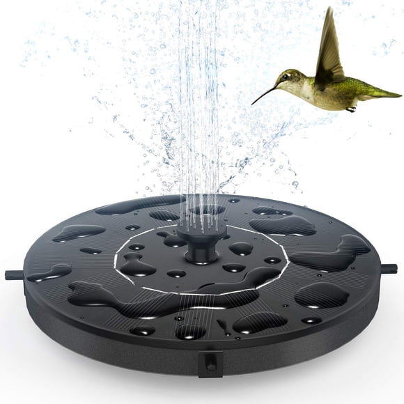 Bomba de agua flotante AUTGA Solar Fountain para baño de pájaros