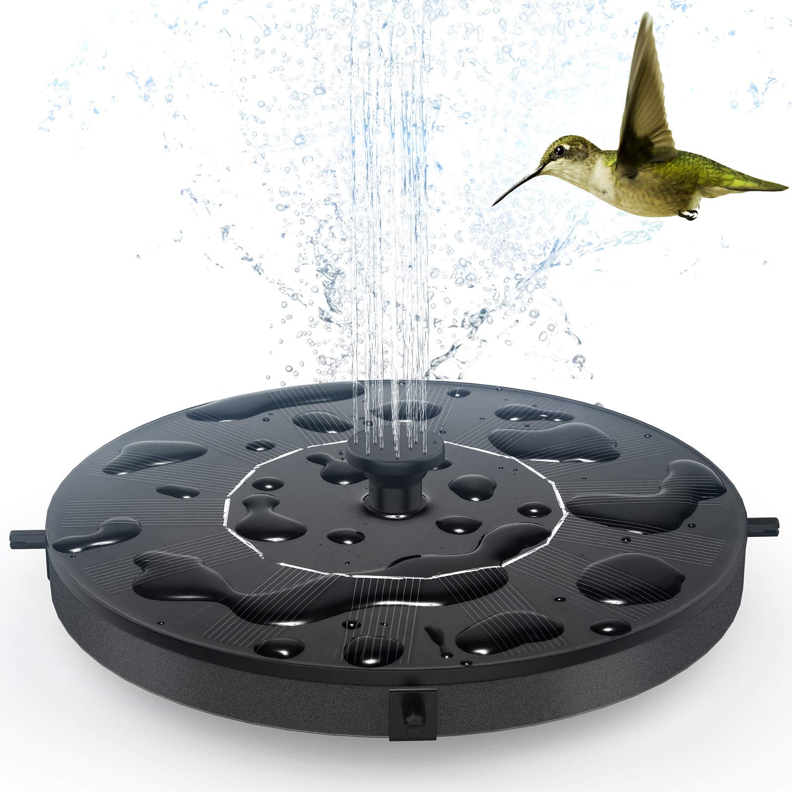 Bomba De Agua Flotante Autga Solar Fountain Para Baño De Pájaros